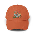 Lake Life Distressed Cap — Vintage Female Fishing Hat