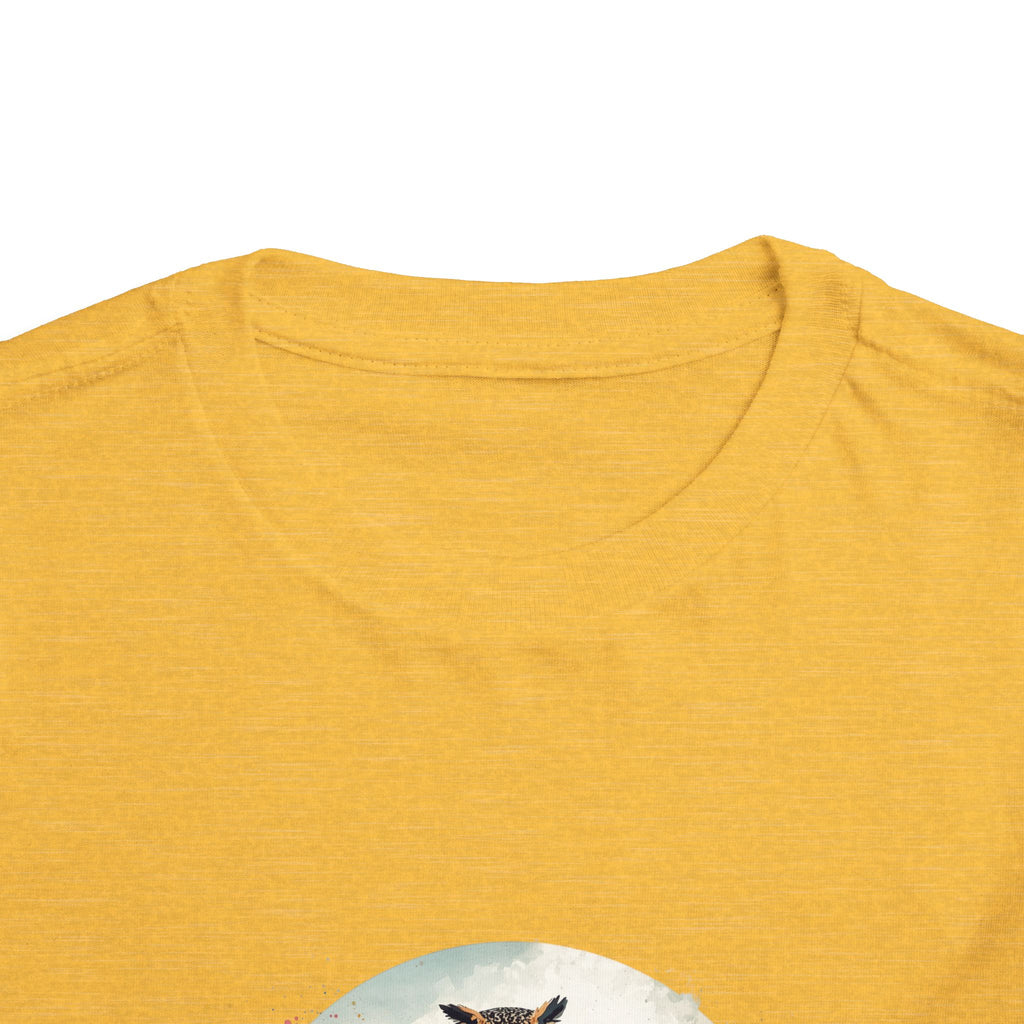 Lake Life Toddler Tee — Owl Woodland Graphic Shirt