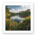 Wildflower Lake Canvas Print — Matte Stretched Wall Art
