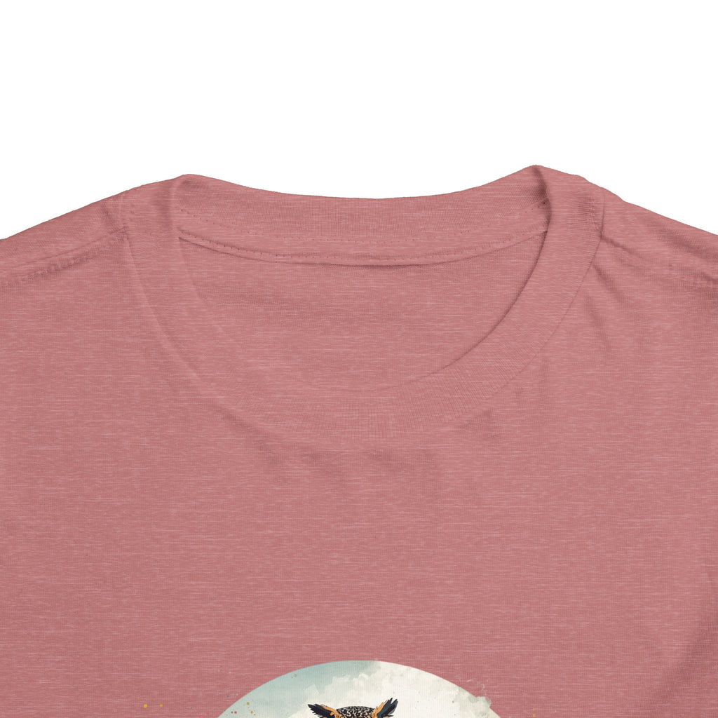 Lake Life Toddler Tee — Owl Woodland Graphic Shirt