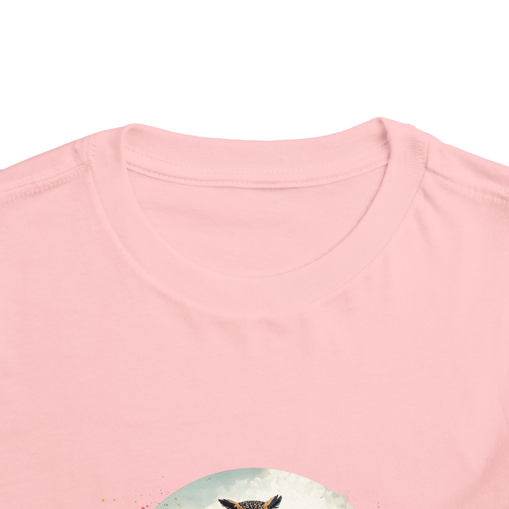 Lake Life Toddler Tee — Owl Woodland Graphic Shirt