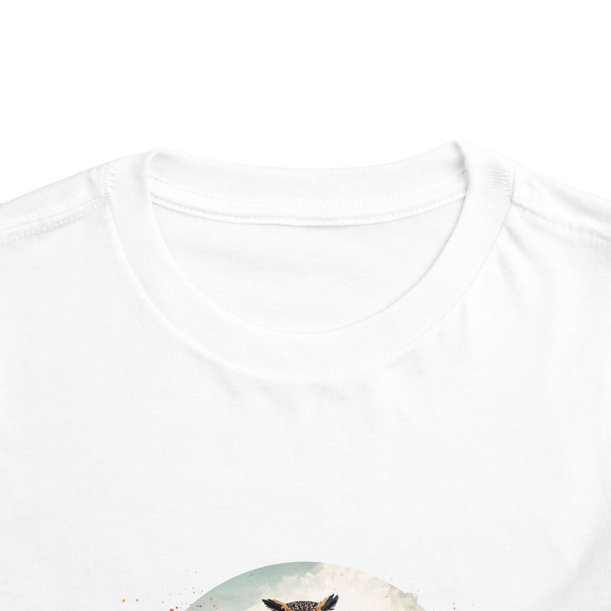 Lake Life Toddler Tee — Owl Woodland Graphic Shirt
