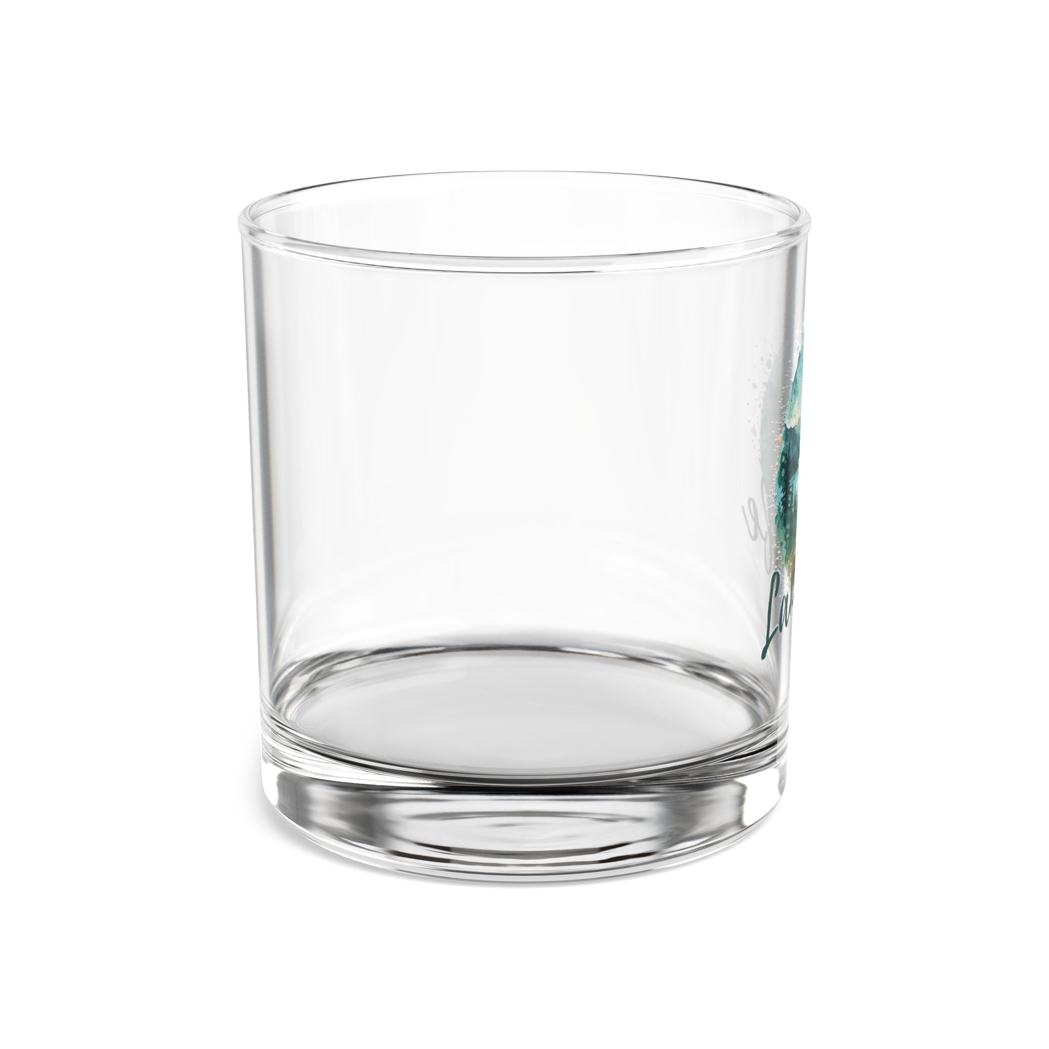 Lake Life Campfire Rocks Glass — 10oz Whiskey Tumbler with Lakeside Mountain Design