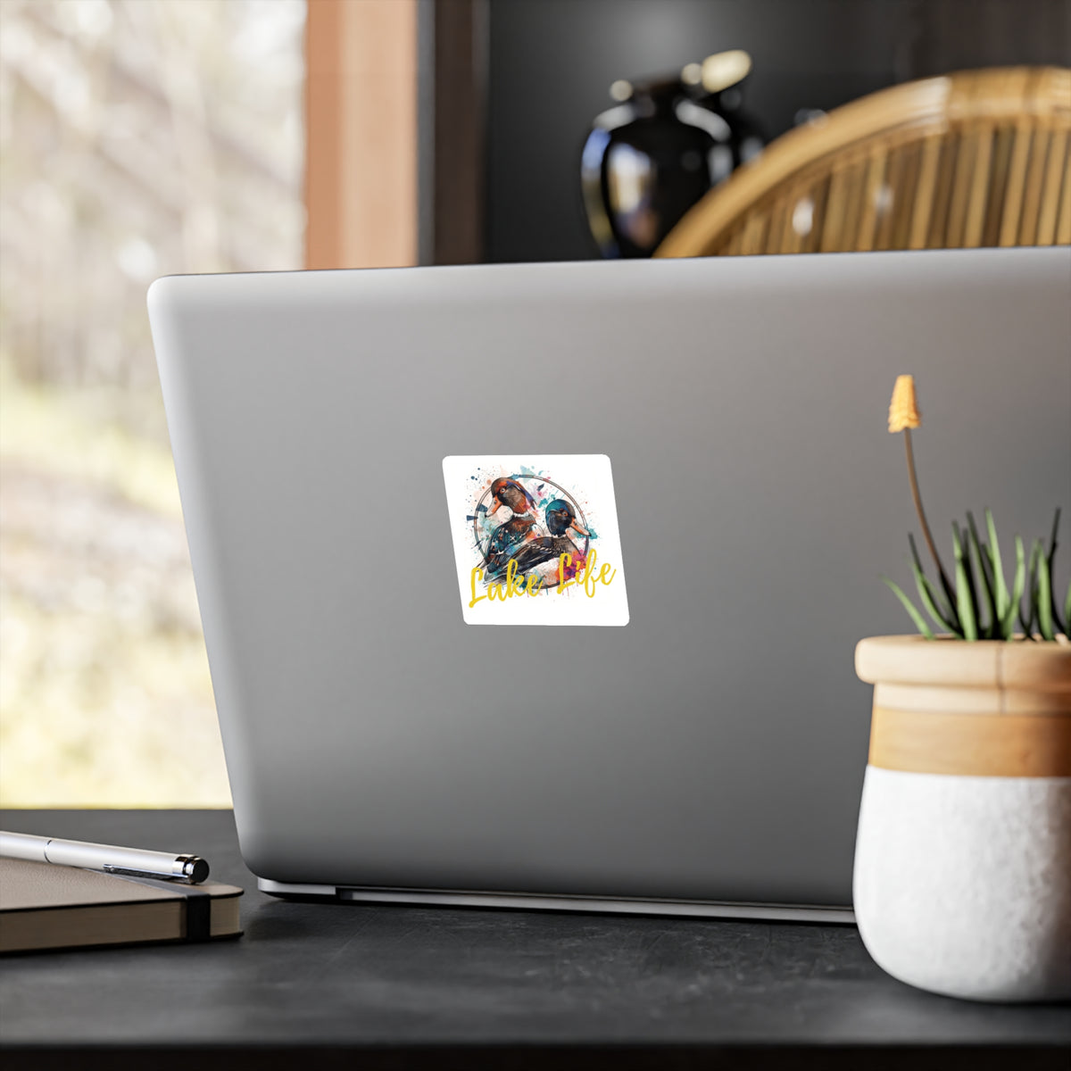 Lake Life Duck Sticker — Vinyl Kiss-Cut Outdoor Decal