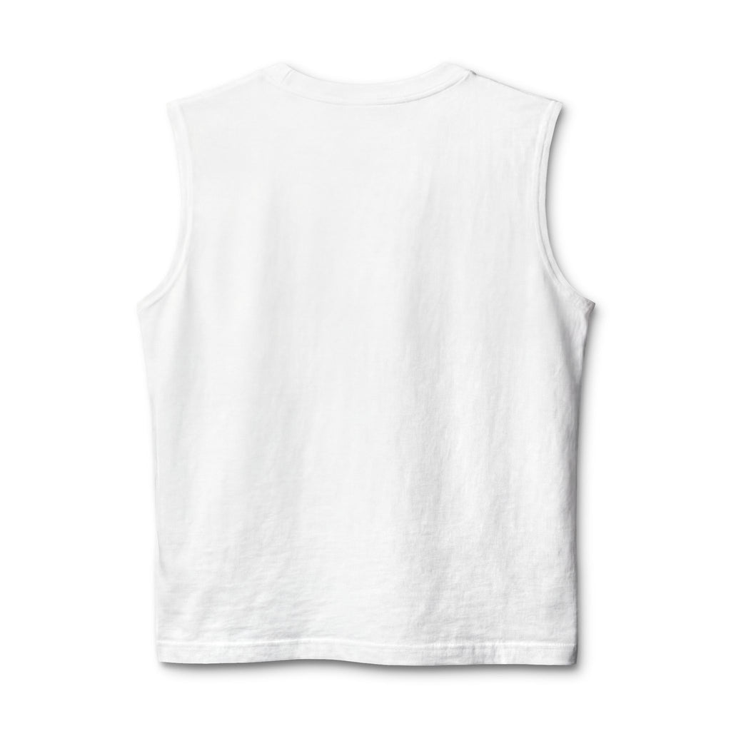 Lake Life Fishing Muscle Tank — Watercolor Bass Graphic