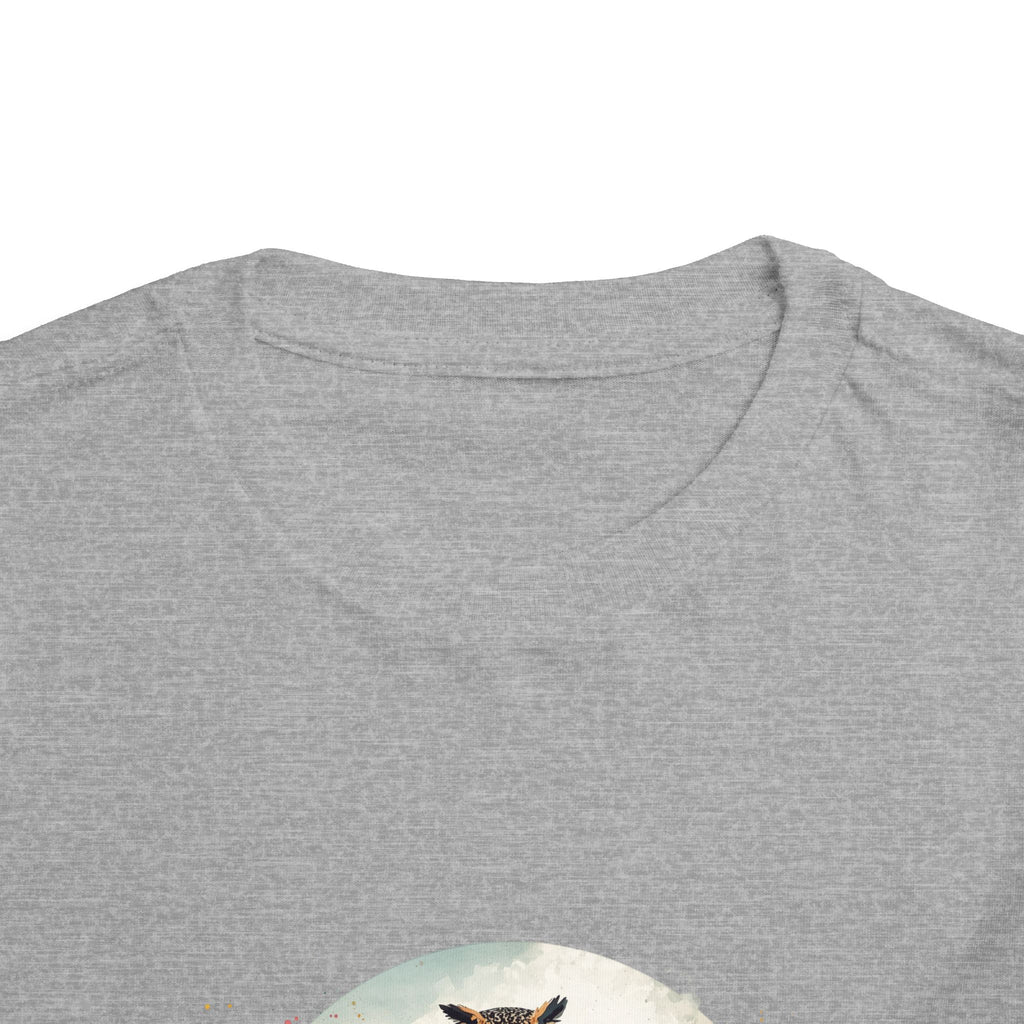 Lake Life Toddler Tee — Owl Woodland Graphic Shirt