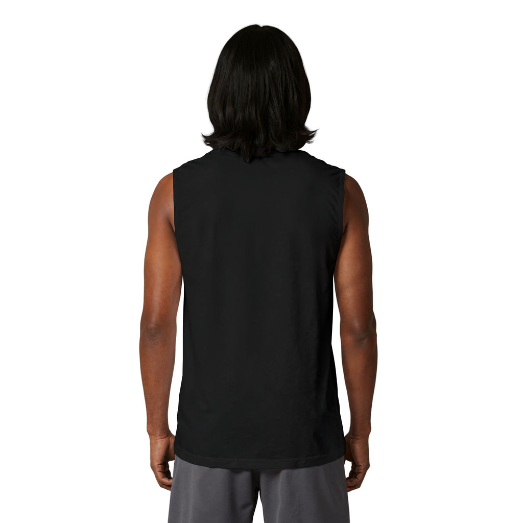 Lake Life Fishing Muscle Tank — Watercolor Bass Graphic