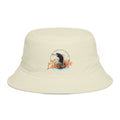 Butter Bucket Hat with Cormorant Circle Graphic