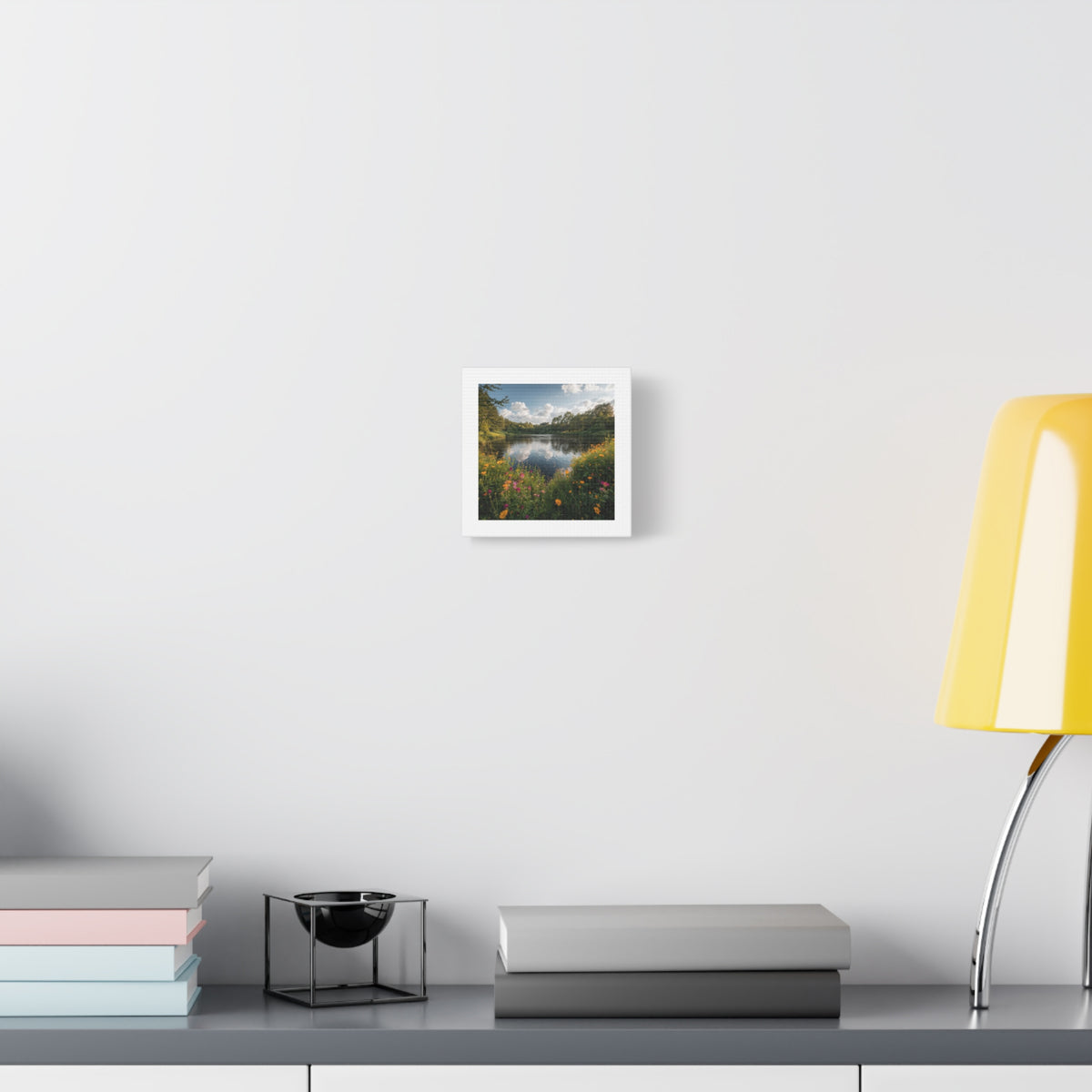 Wildflower Lake Canvas Print — Matte Stretched Wall Art