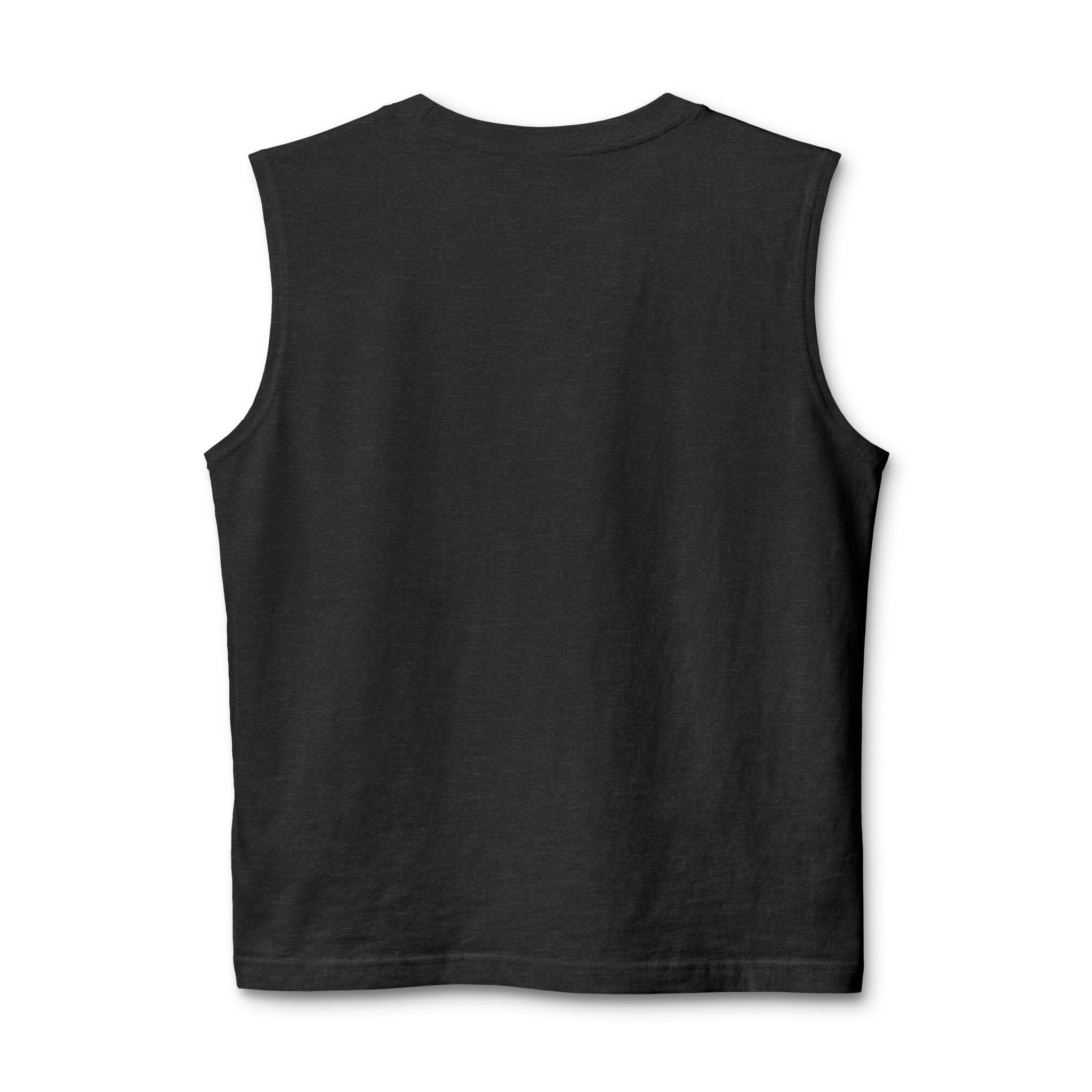 Lake Life Fishing Muscle Tank — Watercolor Bass Graphic